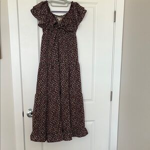 Entro Floral Ruffle Dress